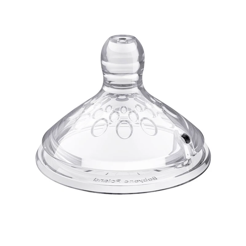 Насадка соски для бутылочек антиколиковая Babyono Natural Nurising 1452, медленный поток, 0 месяцев+, 2 шт