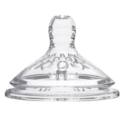 Насадка соски для бутылочек антиколиковая Babyono Natural Nurising 1452, медленный поток, 0 месяцев+, 2 шт