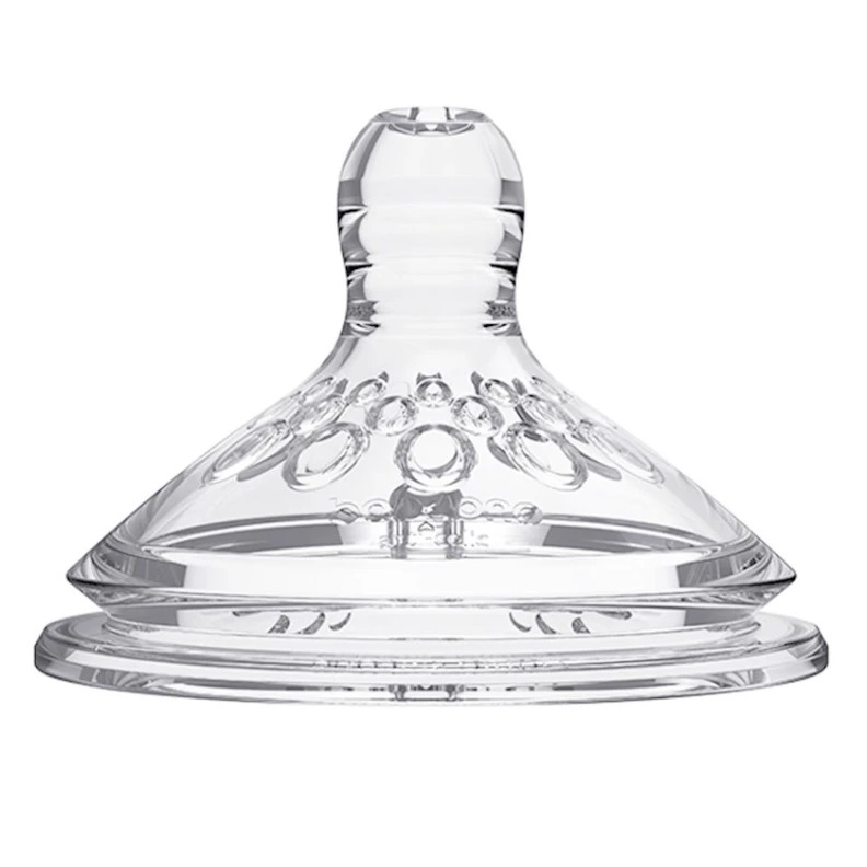 Насадка соски для бутылочек антиколиковая Babyono Natural Nurising 1452, медленный поток, 0 месяцев+, 2 шт