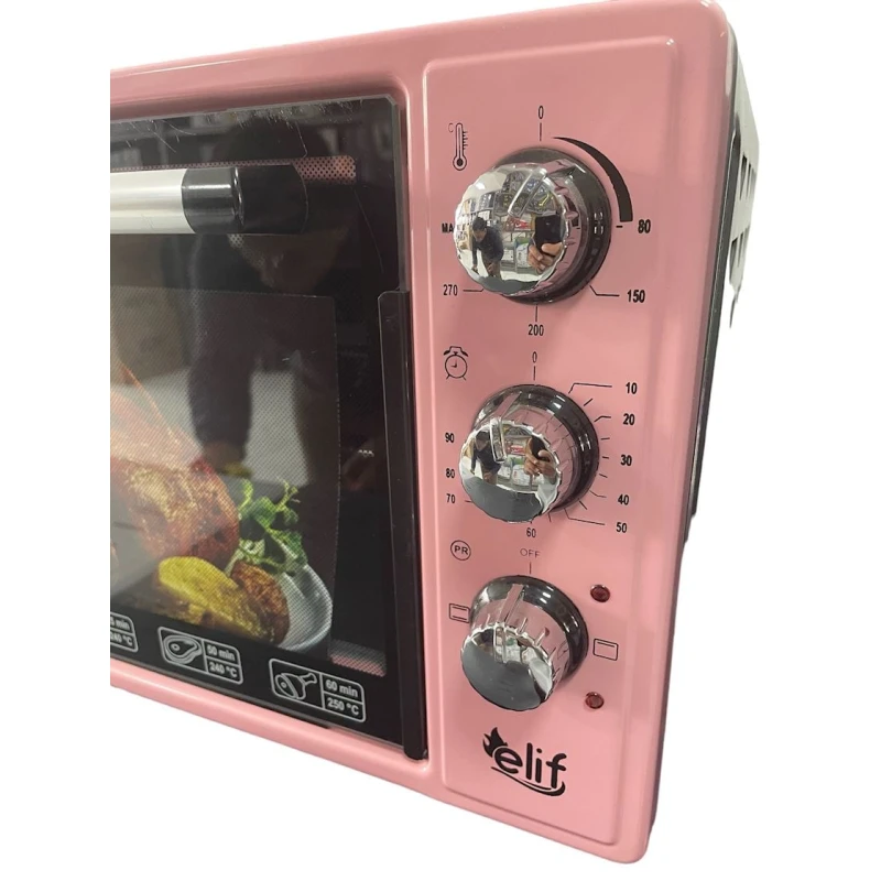 Электродуховка Elif 5004 Розовый Электродуховка Elif 5004 Розовый