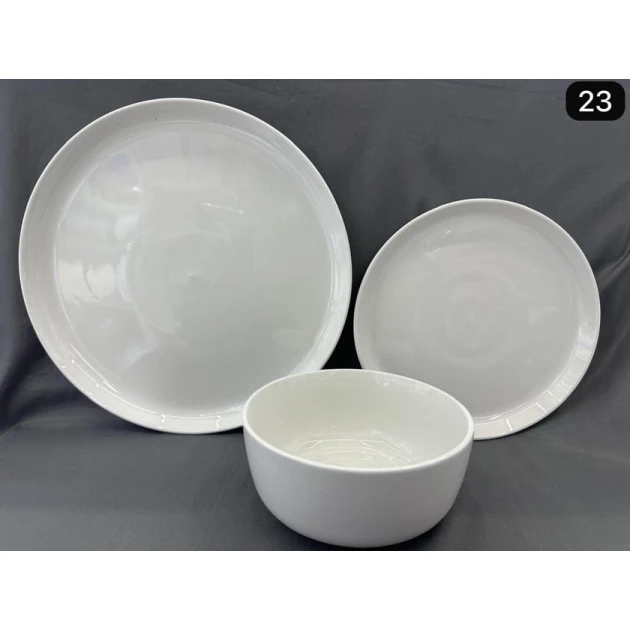 Набор столовой посуды 911miv-N23, керамика, белый, 4 персон, 12 предметов Набор столовой посуды 911miv-N23, керамика, белый, 4 персон, 12 предметов