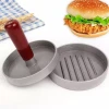 Hamburger üçün press nh_7xz, alüminium ərintisi, gümüşü/qəhvəyi, 7.1х9 sm