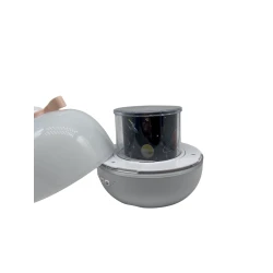 Музыкальный ночник-проектор Dream, 11x10 см, пластик, серый