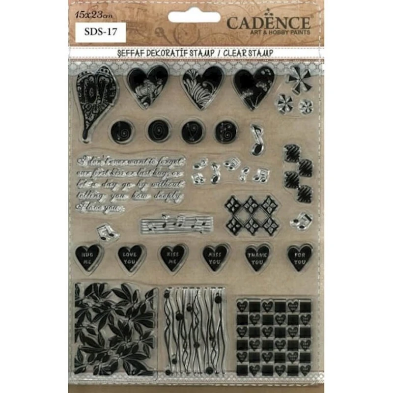 Декоративный штамп Cadence Clear Stamp 17