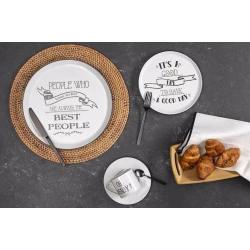 Набор чайный Porland Be Happy 04AP021312, 180 мл, 19 предметов, белый