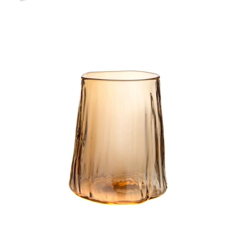 Стакан Hom-me 105735, 400 мл, стекло, золотистый Стакан Hom-me 105735, 400 мл, стекло, золотистый