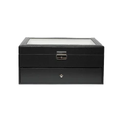 Органайзер Hom-me Count 105224, 33.5x19.5x15.5 см, полиуретановая кожа, черный