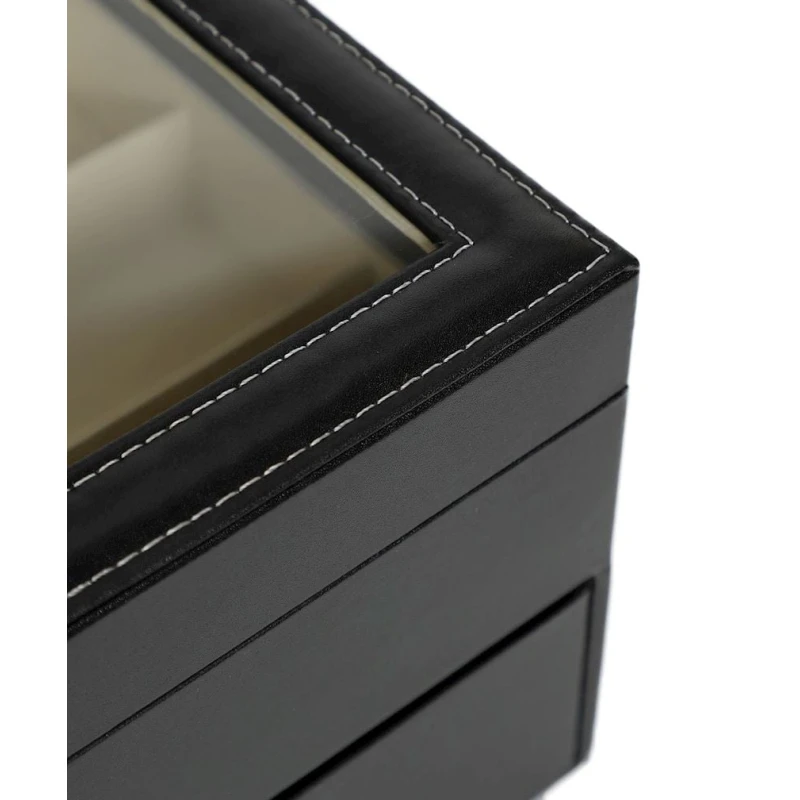 Органайзер Hom-me Count 105224, 33.5x19.5x15.5 см, полиуретановая кожа, черный Органайзер Hom-me Count 105224, 33.5x19.5x15.5 см, полиуретановая кожа, черный