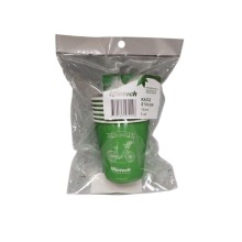 Birdəfəlik kağız stəkan dəsti Biotech, 180 ml, 6 əd
