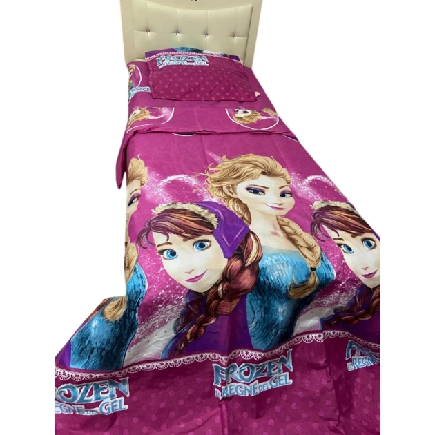 Yataq dəsti MiraNova CTS-702, mələfə 160х220 sm, yorğan üzü 160х220 sm, yastıq üzü 50x70 sm, birnəfərlik, pambıq, çəhrayı