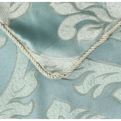 Örtük və yastıq üzü dəsti Sonna Belle Доминика, 260x240 sm, avro, jakkard, yaşıl