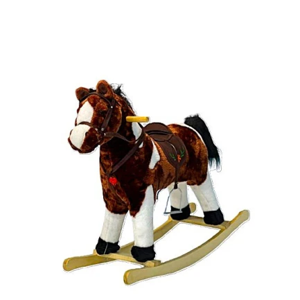 Musiqili, hərəkətli yellənən orta ölçüdə at oyuncağı Musiqili, hərəkətli yellənən orta ölçüdə at oyuncağı