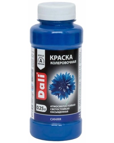 Akril koler boya Dali, mavi, 250 ml - 4600505202709