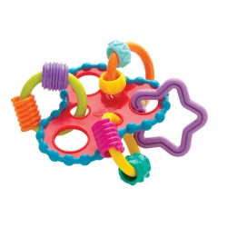 Diş çıxaran oyuncaq Playgro Roundabout Rattle 4083818, 3+ ay, rəngbərəng
