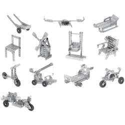 Конструктор металлический Мульти-Пульти Для уроков труда. Мастер №1 174 элемента