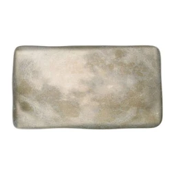 Блюдо Porland Stoneware Selene, прямоугольное, 22x38 см, бежевое