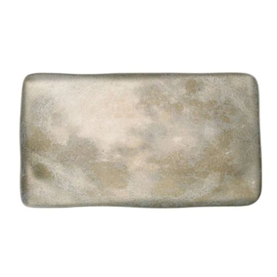 Блюдо Porland Stoneware Selene, прямоугольное, 22x38 см, бежевое