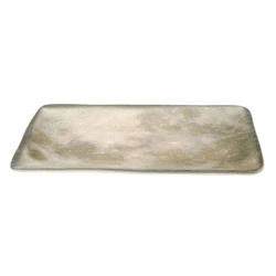 Блюдо Porland Stoneware Selene, прямоугольное, 22x38 см, бежевое