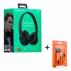 Simsiz qulaqlıqlar Borofone BO4 Black + Simli qulaqlıqlar Borofone BM77