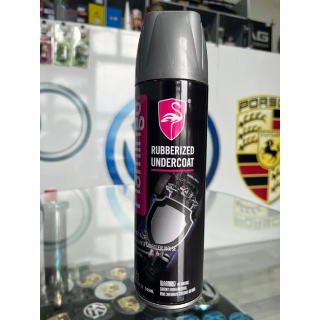Антикоррозийное покрытие для днища Flamingo Rubberized Undercoat F021, 500 мл