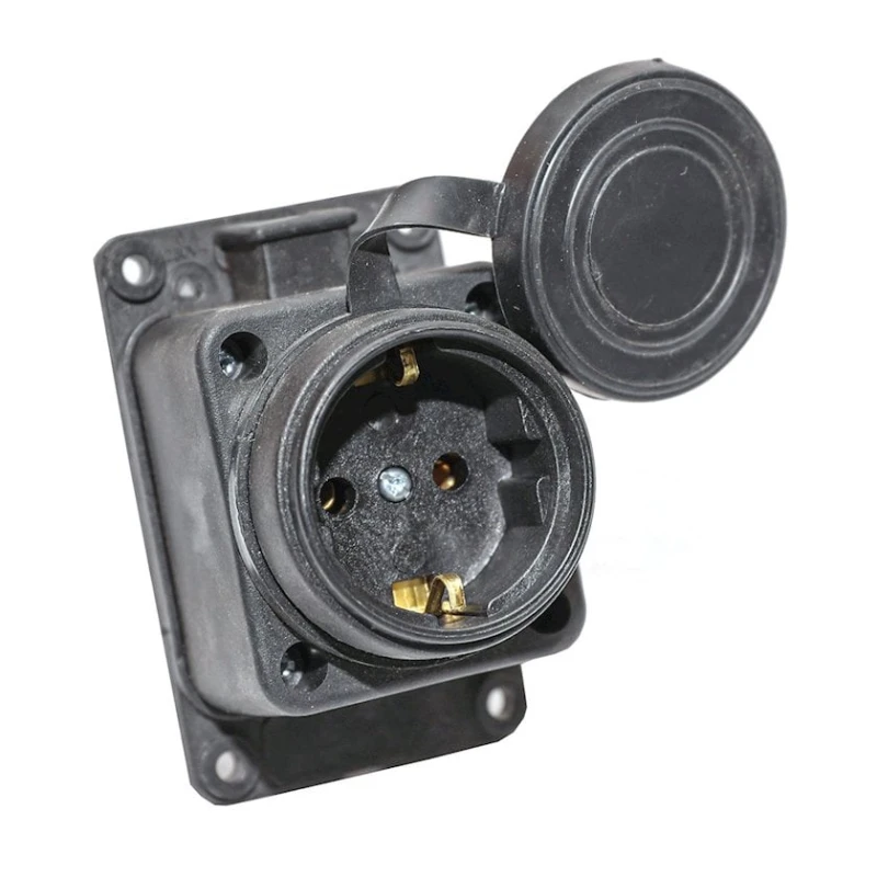 Колодка Mirsa 4003 1x16 A, 1-розеточная