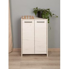 Ayaqqabı üçün altlıq, LDSP, ağ palıd, 80x35x50 sm