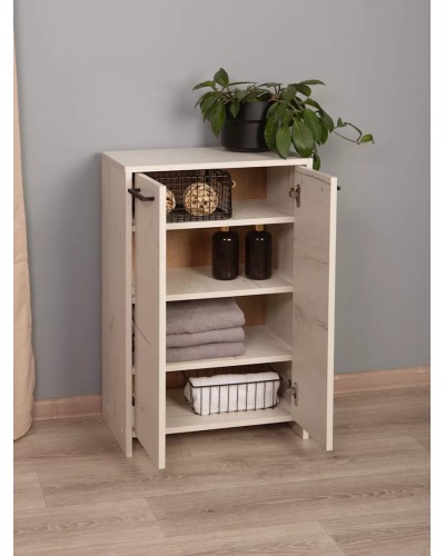 Ayaqqabı üçün altlıq, LDSP, ağ palıd, 80x35x50 sm