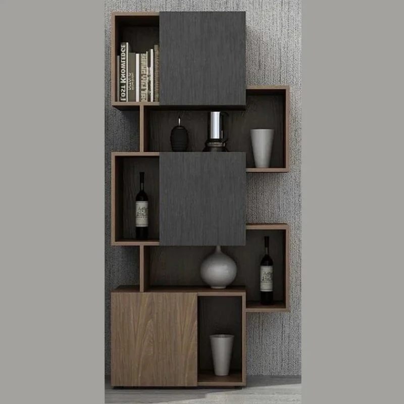 Стеллаж Ev Plus ev_13111208, ЛДСП, серый/бежевый, 1800x850x300 мм