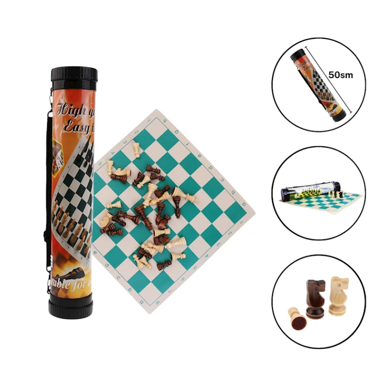 Шахматы High Quality 1708/2, пластик/ПВХ, 50x50x50 см Шахматы High Quality 1708/2, пластик/ПВХ, 50x50x50 см