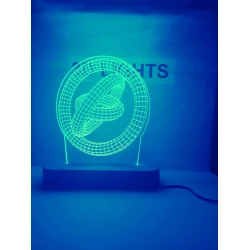 3D-ночник TKG-01, 20x14 см, синий 3D-ночник TKG-01, 20x14 см, синий