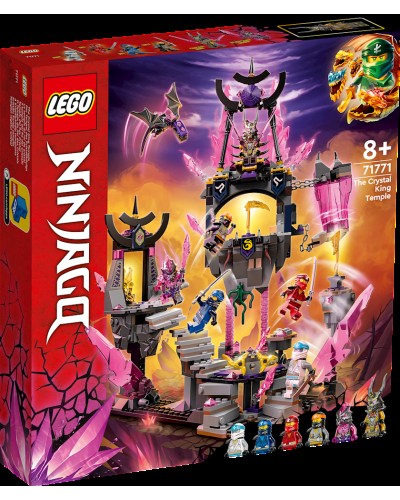 Konstruktor LEGO Ninjago The Crystal King Temple 71771, 8+ yaş, 703 hissə