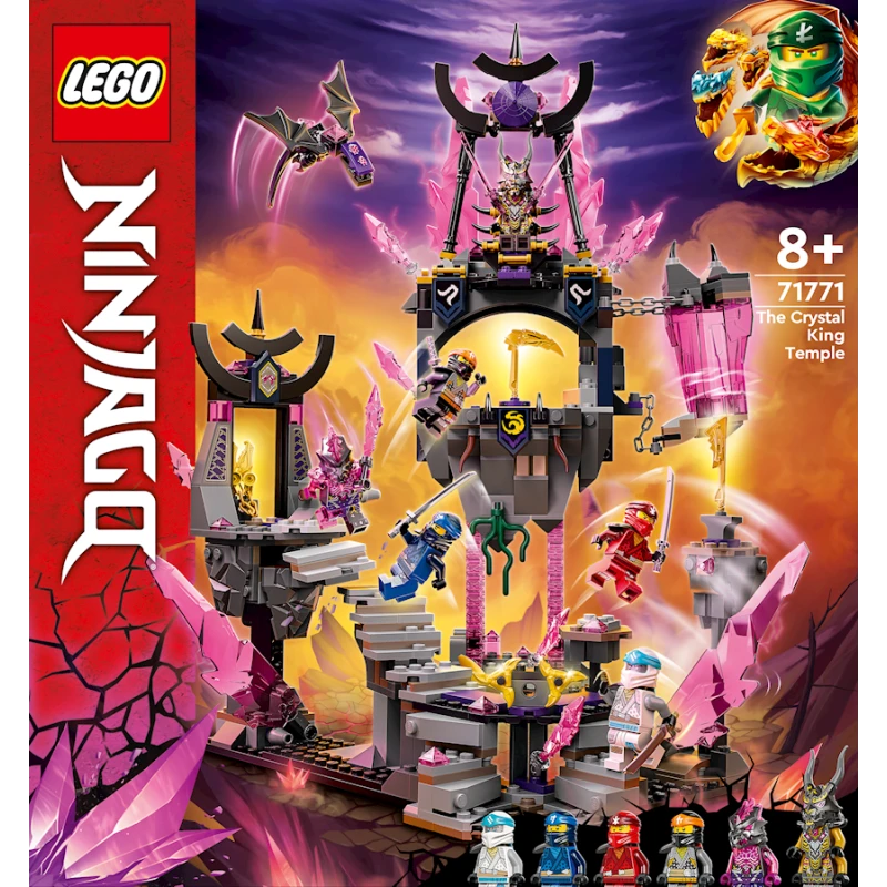 Конструктор LEGO Ninjago The Crystal King Temple 71771, 8+ лет, 703 элемента