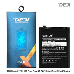 Аккумулятор Deji DJ XM Poco для Xiaomi 12T/Xiaomi 12T Pro/Poco X5 5G/Redmi Note 12 - 4500mAh (BN5J)