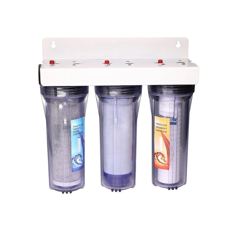 Su filtri 3 filtr, ağ/şəffaf