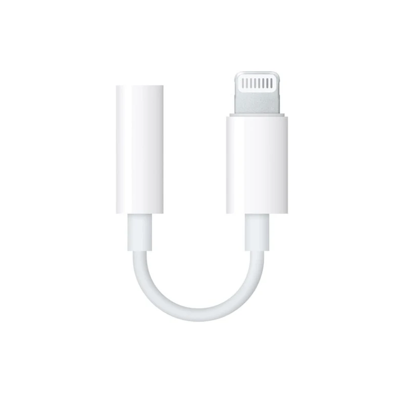 Кабель-переходник Apple Lightning to 3.5 mm Headphone Jack Adapter, Белый Кабель-переходник Apple Lightning to 3.5 mm Headphone Jack Adapter, Белый