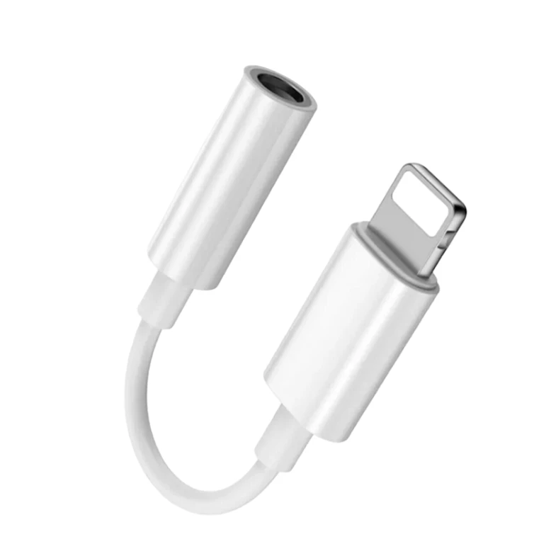 Кабель-переходник Apple Lightning to 3.5 mm Headphone Jack Adapter, Белый Кабель-переходник Apple Lightning to 3.5 mm Headphone Jack Adapter, Белый