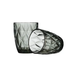 Набор стаканов, стекло, темно-зеленые, 250 мл, 6 шт