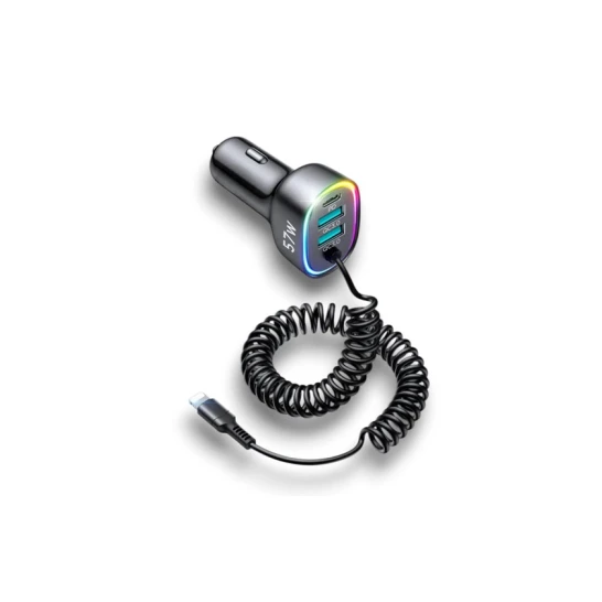 Avtomobil yükləmə cihazı Jomol L2C-0 57W Lightning Avtomobil yükləmə cihazı Jomol L2C-0 57W Lightning