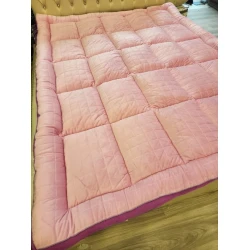 Матрас MiraNova FS-546, велюр/хлопок, розовый, 100х200 см