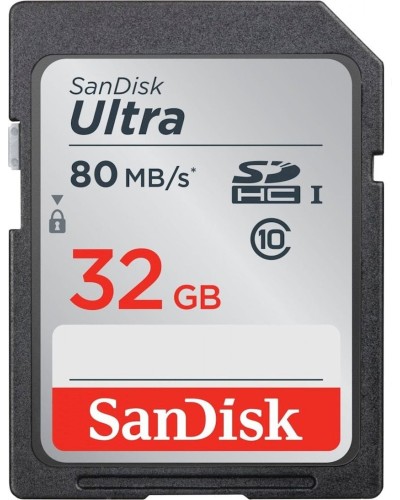 Yaddaş kartı Sandisk 32GB Ultra SDHC Class 10 UHS-I