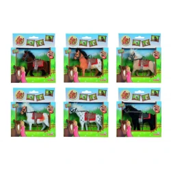 Фигурка лошади с седлом Simba Champion Beauty, 11x13 см, товар в ассортименте Фигурка лошади с седлом Simba Champion Beauty, 11x13 см, товар в ассортименте