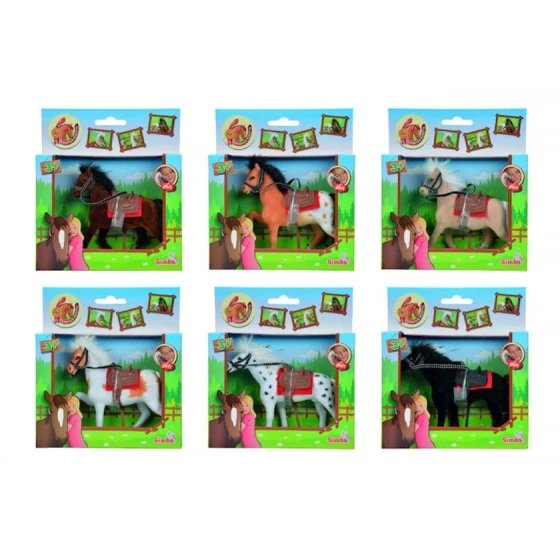 Фигурка лошади с седлом Simba Champion Beauty, 11x13 см, товар в ассортименте Фигурка лошади с седлом Simba Champion Beauty, 11x13 см, товар в ассортименте