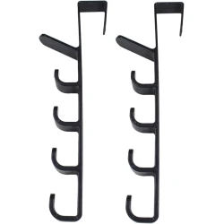 Крючки для одежды B0CX4TRZL7, 2 шт, пластик, черный Крючки для одежды B0CX4TRZL7, 2 шт, пластик, черный
