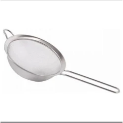 Сито с ручкой 18 см, нержавеющая сталь, серебристое