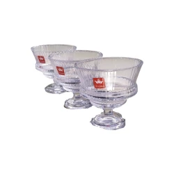 Набор креманок Yujing Glass Ware YJZJ-6802-1, 3 шт, прозрачные Набор креманок Yujing Glass Ware YJZJ-6802-1, 3 шт, прозрачные