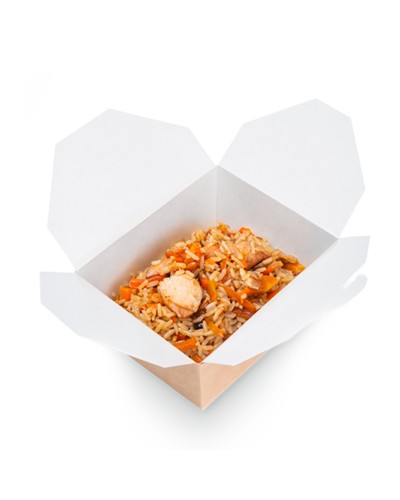 Fast food üçün qutular Loyal-5939610593, 500 əd, qəhvəyi