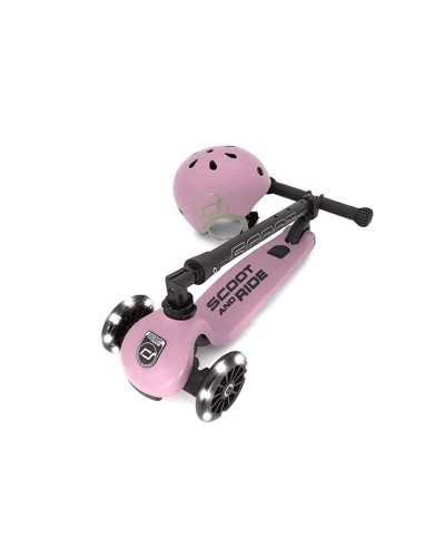 Трехколесный скутер Scoot&Ride Highwaykick, розовый