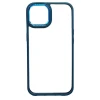Apple iPhone 14 üçün çexol Şəffaf/Göy