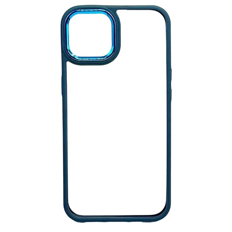 Apple iPhone 14 üçün çexol Şəffaf/Göy