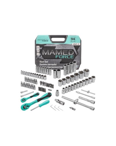 Alətlər dəsti MAMEDFORCE MF-4941-5PROFI, 94 hissə, 1/4